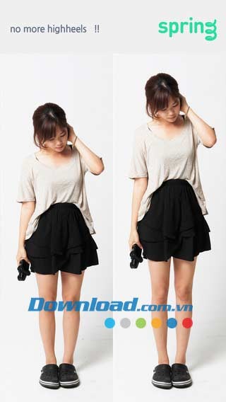 Spring - Increase height cho iOS