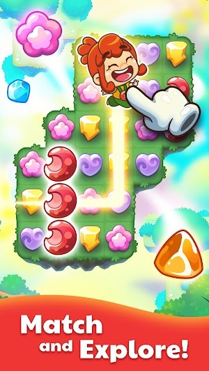 Sproutle Puzzle Pet Story là trò chơi match-3 thú vị