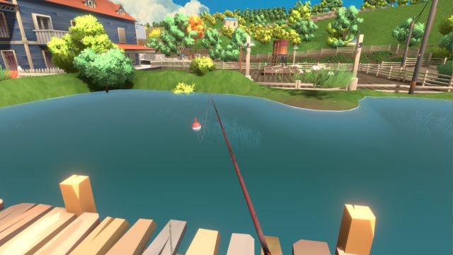 Câu cá và mang những con cá tươi ngon về bán tại hàng