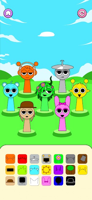 Kết hợp các nhân vật với giai điệu đặc trưng