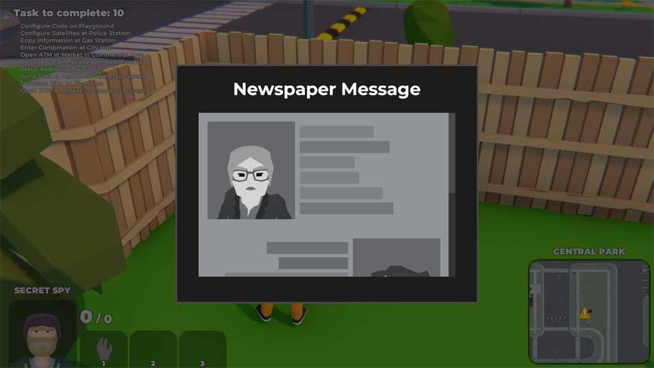 Hoàn thành nhiệm vụ trong game SPYCITY