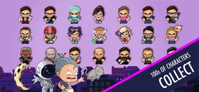 Thu thập hàng trăm nhân vật độc đáo