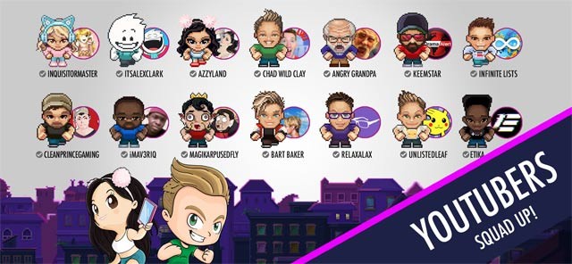 Game có sự xuất hiện của 15 Youtuber nổi tiếng