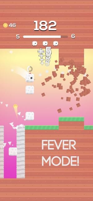 Chế độ Square Bird Fever cho phép chim bắn đạn phá chướng ngại