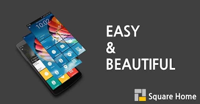 Square Home Key là trình khởi chạy có giao diện Metro của Windows 10 Mobile