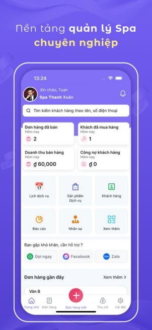 Quản lý spa chuyên nghiệp