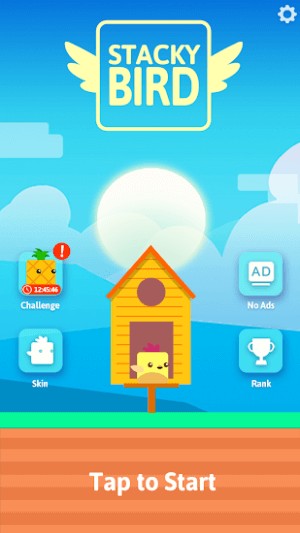 Stacky Bird là game hành động chú chim bay lượn thú vị