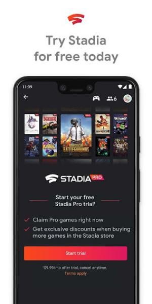 Stadia là nền tảng chơi game đám mây trực tuyến của Google