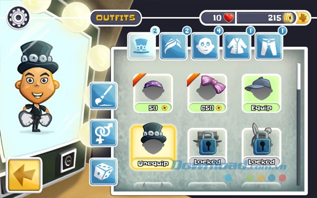 Thay đổi diện mạo cho nhân vật trong game