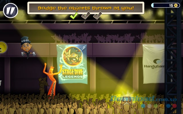Gameplay đầy màu sắc và âm thanh hấp dẫn của Stage Dive Legends