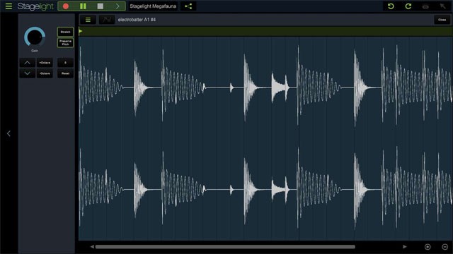 Giao diện Stagelight
