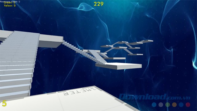 Di chuyển từ địa điểm này đến địa điểm khác trong game giải đố miễn phí cho máy tính Stairleporter