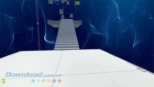 Di chuyển và thu thập các quả cầu trong game giải đố miễn phí cho Mac Stairleporter