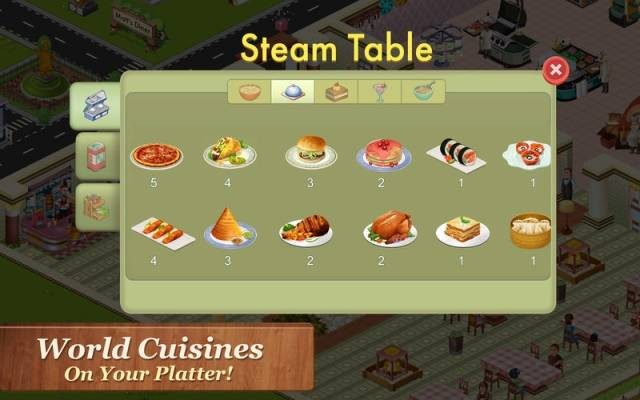 Star Chef: Cooking Game cho Mac có thực đơn phong phú