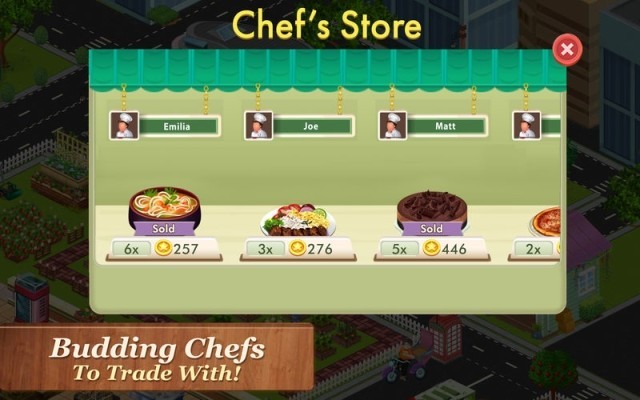 Cửa hàng của bếp trưởng trong Star Chef: Cooking Game cho Mac