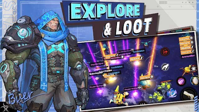 Khám phá và loot tài nguyên phục vụ cho việc sinh tồn