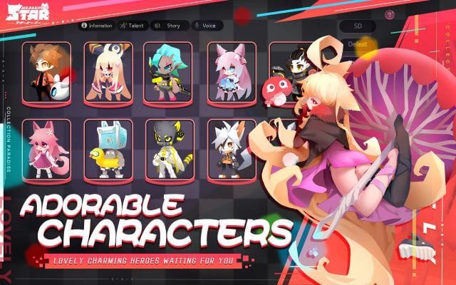 Nhiều nhân vật đáng yêu, độc đáo