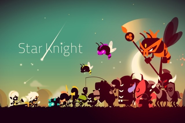 Chiến đấu với vô vàn quái vật đang xâm chiếm hành tinh Gaon trong game Star Knight