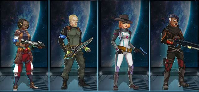 Star Traders: Frontiers cung cấp nhiều lớp nhân vật khác nhau