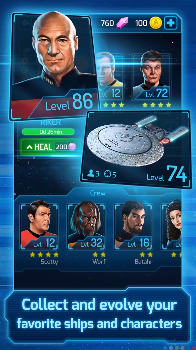 Các nhân vật quen thuộc trong Star Trek