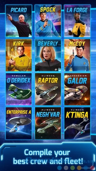 Thành lập tổ đội Star Trek