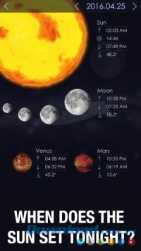 Star Walk 2 Free cho Android cung cấp kiến thức thiên văn