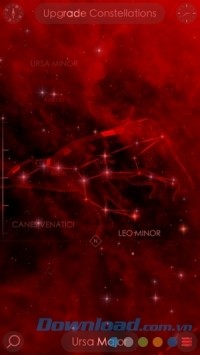 Bản đồ sao rực rỡ của Star Walk 2 Free cho Android