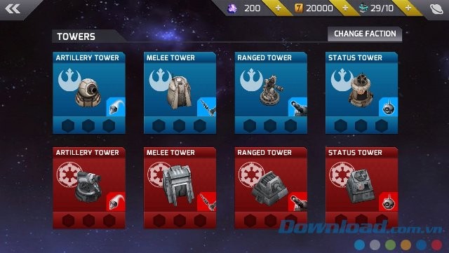 Xây dựng tháp phòng thủ