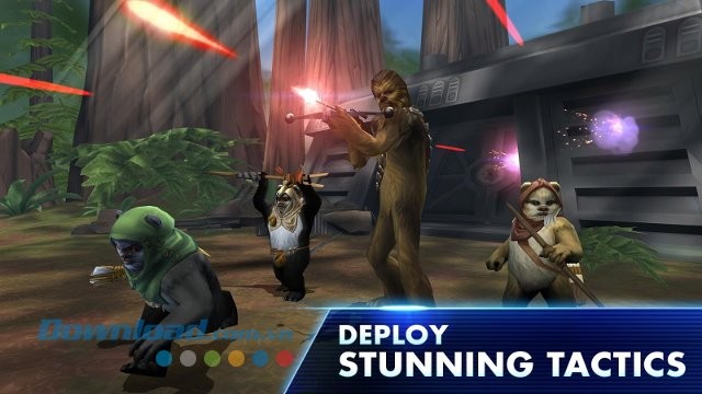 Phô diễn chiến thuật dàn trận trong Star Wars: Galaxy of Heroes