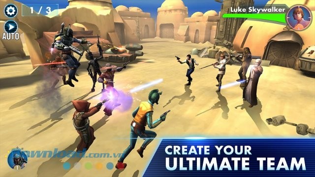 Những màn đấu gay cấn trong Star Wars: Galaxy of Heroes