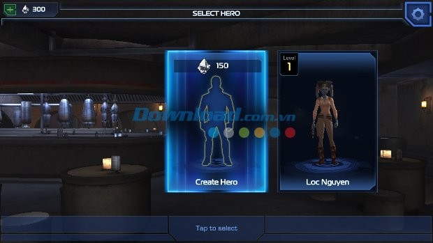 Tùy biến anh hùng và đưa vào tổ đội