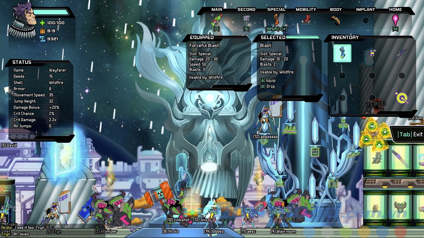 Thu thập nhiều loot trong game