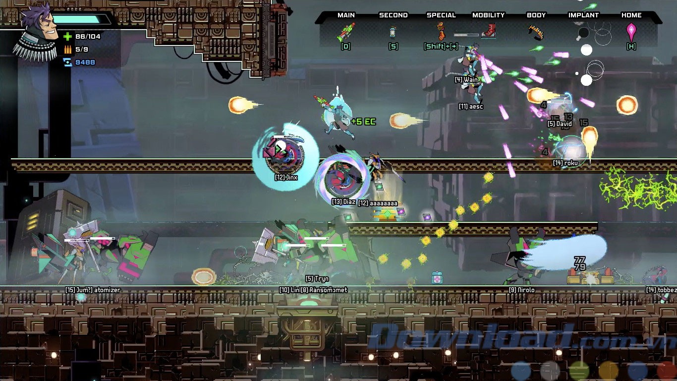 Nhiều hiệu ứng đẹp mắt