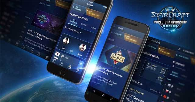 Theo dõi giải vô địch thế giới StarCraft II WCS với ứng dụng StarCraft WCS cho Android