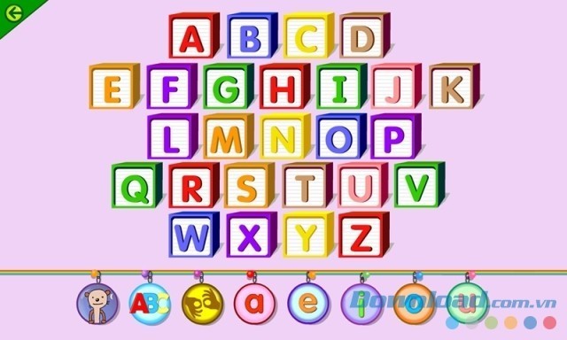Học bảng chữ cái trong Starfall