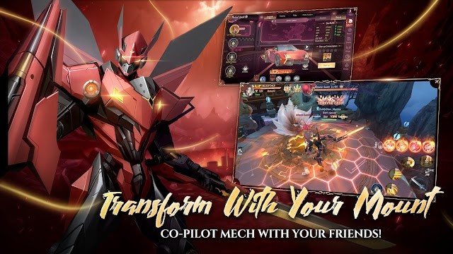 Chỉ huy robot của bạn cùng chiến đấu trong Starfall Fantasy: Neverland