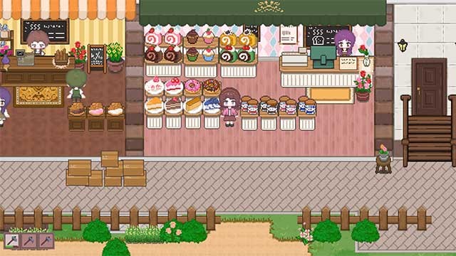 Xây dựng các cửa hàng để người dân giao thương và phát triển sinh kế