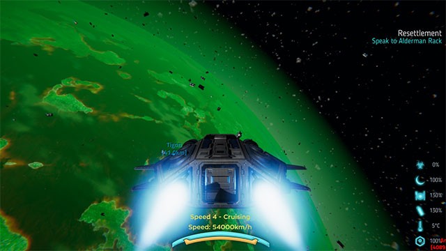 Thế giới game Stars End được mở rộng dần dần theo tiến độ chơi