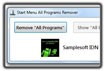 Start Menu All Programs Remover - Remove Unwanted Programs