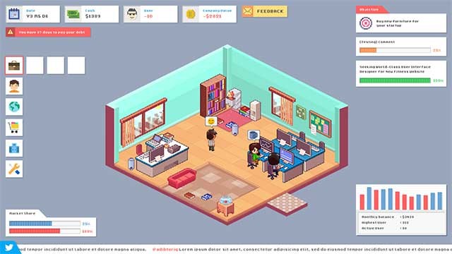 Nâng cấp công ty của bạn trong cây kỹ năng