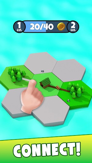 Kết nối các ô lục giác