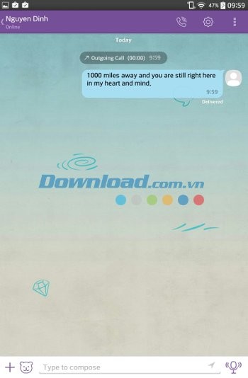 Trao gửi yêu thương dễ dàng với Status Message