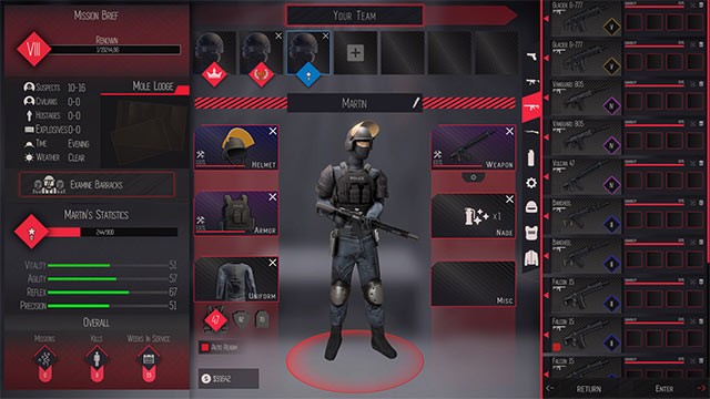 Trang bị cho đội đặc nhiệm chống khủng bố các loại vũ khí, áo giáp, phụ kiện thế hệ mới