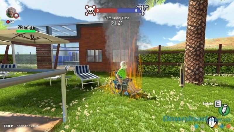 Giải cứu các bệnh nhân đang cố tìm cách tự tử trong game hành động mới Stayin' Alive cho máy tính