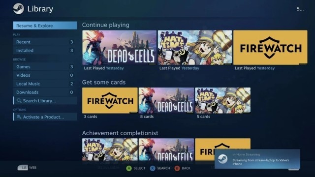 Chơi bất kỳ game nào trên steam