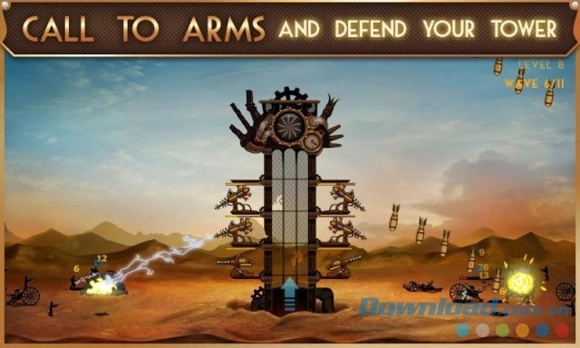 Vô số loại vũ khí mạnh mẽ để chống lại kẻ thù