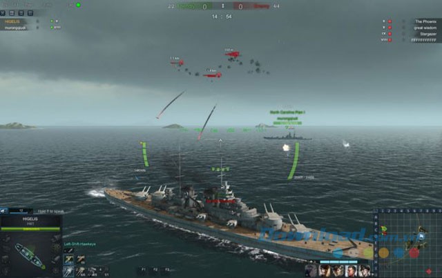 Game hải chiến ác liệt