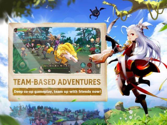 Lập team, phiêu lưu cùng bạn bè