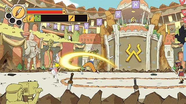 StellaGale là game hành động phong cách hoạt hình 2D dễ thương