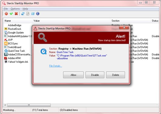 SterJo StartUp Monitor Pro